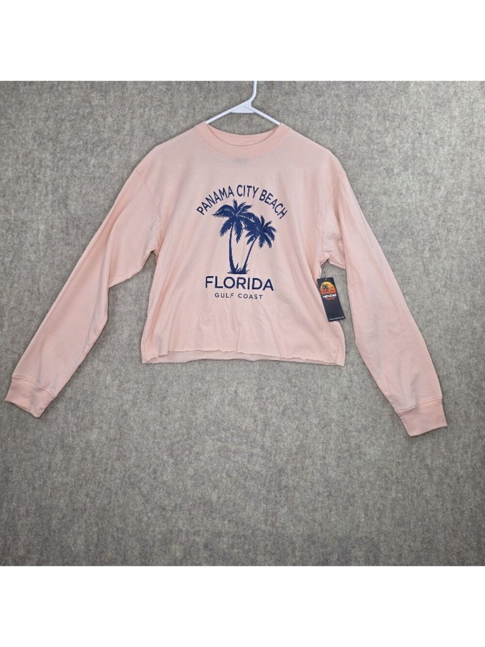 Panama City Beach Florida Gulf Coast Peach Crop Sweatshirt By Sunsations L